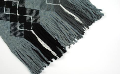 毛线围巾围脖的各种围法 点睛搭配优雅度暖冬